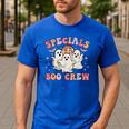 Specials Boo Crew Art Music Pe Tech Teacher Ghost Halloween Men's Casual T-Shirt Royal Blue Specials Boo Crew Art Music Pe Tech Teacher Ghost Halloween Men's Casual T-Shirt Royal Blue