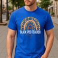 SPED Teacher Teacher Educator Magic Africa Proud Men's Casual T-Shirt Royal Blue SPED Teacher Teacher Educator Magic Africa Proud Men's Casual T-Shirt Royal Blue