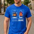 Sped Teacher Halloween First Spooky Then Data Sped Ed Team Men's Casual T-Shirt Royal Blue