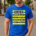 Spelling Bee Pun Halloween Costume For Teachers Men's Casual T-Shirt Royal Blue