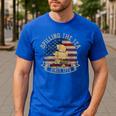 Spilling The Tea Since 1773 American History Teacher Vintage Men's Casual T-Shirt Royal Blue Spilling The Tea Since 1773 American History Teacher Vintage Men's Casual T-Shirt Royal Blue