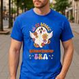 In My Spooky Science Teacher Era Occupational Haunts Men's Casual T-Shirt Royal Blue