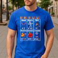 Spooky Syllables Teacher Halloween Educational Kids Men's Casual T-Shirt Royal Blue Spooky Syllables Teacher Halloween Educational Kids Men's Casual T-Shirt Royal Blue