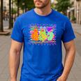 Spooky Teacher Halloween Ghost Fall Autumn Season Women Men's Casual T-Shirt Royal Blue Spooky Teacher Halloween Ghost Fall Autumn Season Women Men's Casual T-Shirt Royal Blue