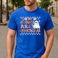 My Students Are Spooktacular Teacher Halloween Vibes Men's Casual T-Shirt Royal Blue