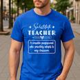 Substitute Teacher Definition Men's Casual T-Shirt Royal Blue Substitute Teacher Definition Men's Casual T-Shirt Royal Blue