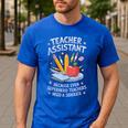 Superhero Sidekick Teaching Teach School Teacher Assistant Men's Casual T-Shirt Royal Blue Superhero Sidekick Teaching Teach School Teacher Assistant Men's Casual T-Shirt Royal Blue