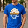 Synonym Roll Teacher And Grammar Geeks Pun For Men Women Kids Men's Casual T-Shirt Royal Blue Synonym Roll Teacher And Grammar Geeks Pun For Men Women Kids Men's Casual T-Shirt Royal Blue