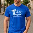 T Is For Teacher And Tacos For Teacher & Tacos Lovers Men Women Girls Kids Men's Casual T-Shirt Royal Blue