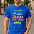 I Teach The Cutest Candy Corn In The Patch Teacher Halloween Men's Casual T-Shirt Royal Blue I Teach The Cutest Candy Corn In The Patch Teacher Halloween Men's Casual T-Shirt Royal Blue