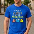 I Teach Cutest Little Monsters Halloween Teacher Men Women Men's Casual T-Shirt Royal Blue I Teach Cutest Little Monsters Halloween Teacher Men Women Men's Casual T-Shirt Royal Blue