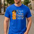 I Teach The Cutest Pumpkins Halloween Shirt For Teachers Men's Casual T-Shirt Royal Blue I Teach The Cutest Pumpkins Halloween Shirt For Teachers Men's Casual T-Shirt Royal Blue