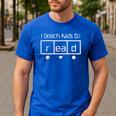 I Teach Kids To Read Teacher Science Of Reading Women Men Men's Casual T-Shirt Royal Blue