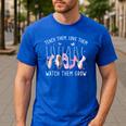Teach Them Love Them Watch Them Grow Ballet Dance Teacher Men's Casual T-Shirt Royal Blue Teach Them Love Them Watch Them Grow Ballet Dance Teacher Men's Casual T-Shirt Royal Blue
