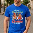 I Teach The Smartest Cookies In The Batch Teacher Christmas For Men Women Kids Men's Casual T-Shirt Royal Blue I Teach The Smartest Cookies In The Batch Teacher Christmas For Men Women Kids Men's Casual T-Shirt Royal Blue