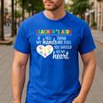 Teacher Aide Appreciation Cute Heart Tee For Women Men's Casual T-Shirt Royal Blue