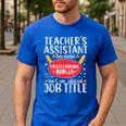 Teacher Assistant Teaching School Ninja Appreciation Men's Casual T-Shirt Royal Blue Teacher Assistant Teaching School Ninja Appreciation Men's Casual T-Shirt Royal Blue