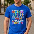 Teacher We Are Like a Box Of Crayons For Men Women Kids Men's Casual T-Shirt Royal Blue Teacher We Are Like a Box Of Crayons For Men Women Kids Men's Casual T-Shirt Royal Blue