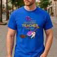 This Is My Teacher Costume Halloween Family Matching Group Men's Casual T-Shirt Royal Blue This Is My Teacher Costume Halloween Family Matching Group Men's Casual T-Shirt Royal Blue