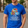 Teacher Definition Teaching School Teacher Men Women Men's Casual T-Shirt Royal Blue Teacher Definition Teaching School Teacher Men Women Men's Casual T-Shirt Royal Blue