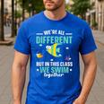 Teacher We All Different But In This Class We Swim Together Men's Casual T-Shirt Royal Blue Teacher We All Different But In This Class We Swim Together Men's Casual T-Shirt Royal Blue