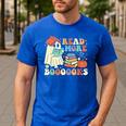 Teacher Halloween Cute Booooks Ghost Read More Books Men's Casual T-Shirt Royal Blue Teacher Halloween Cute Booooks Ghost Read More Books Men's Casual T-Shirt Royal Blue