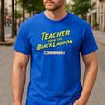 Teacher Halloween Tshirt Teacher From The Lagoon Men Women Men's Casual T-Shirt Royal Blue Teacher Halloween Tshirt Teacher From The Lagoon Men Women Men's Casual T-Shirt Royal Blue