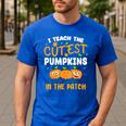 Teacher Halloween Pre-K Teacher Kindergarten Cutest Pumpkins Men Women Kids Men's Casual T-Shirt Royal Blue Teacher Halloween Pre-K Teacher Kindergarten Cutest Pumpkins Men Women Kids Men's Casual T-Shirt Royal Blue