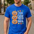 Teacher Halloween Tshirts I Teach The Cutest Pumpkins Men's Casual T-Shirt Royal Blue Teacher Halloween Tshirts I Teach The Cutest Pumpkins Men's Casual T-Shirt Royal Blue