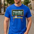 Teacher In The Making Future Teacher Kids Back To School Men's Casual T-Shirt Royal Blue