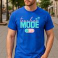 Teacher Mode Off Happy Last Day Of School Summer Break Men Women Men's Casual T-Shirt Royal Blue Teacher Mode Off Happy Last Day Of School Summer Break Men Women Men's Casual T-Shirt Royal Blue