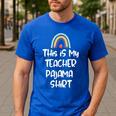 This Is My Teacher Pajama Shirt Teacher Life Tee Men's Casual T-Shirt Royal Blue This Is My Teacher Pajama Shirt Teacher Life Tee Men's Casual T-Shirt Royal Blue