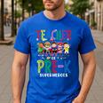 Teacher Of Pre K Superheroes Teacher New School Year Men Women Men's Casual T-Shirt Royal Blue Teacher Of Pre K Superheroes Teacher New School Year Men Women Men's Casual T-Shirt Royal Blue
