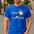 Teacher Puns I'm Tea-Cher Tea Lover Fun Teacher For Men Women Men's Casual T-Shirt Royal Blue Teacher Puns I'm Tea-Cher Tea Lover Fun Teacher For Men Women Men's Casual T-Shirt Royal Blue