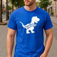 Teacher Saurus T Shirt For Men And Women Men's Casual T-Shirt Royal Blue Teacher Saurus T Shirt For Men And Women Men's Casual T-Shirt Royal Blue
