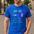 Teacher Shark Don't Stress Do Your Best Forget The Rest Men's Casual T-Shirt Royal Blue Teacher Shark Don't Stress Do Your Best Forget The Rest Men's Casual T-Shirt Royal Blue