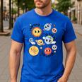 Teacher Space Science Learning Is Out Of World Solar System Men's Casual T-Shirt Royal Blue Teacher Space Science Learning Is Out Of World Solar System Men's Casual T-Shirt Royal Blue