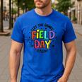 Teacher Student Field Day Let The Games Begin Field Day Men's Casual T-Shirt Royal Blue Teacher Student Field Day Let The Games Begin Field Day Men's Casual T-Shirt Royal Blue