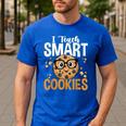 Teacher I Teach Smart Cookies Nerd Men's Casual T-Shirt Royal Blue Teacher I Teach Smart Cookies Nerd Men's Casual T-Shirt Royal Blue