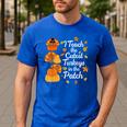 Teacher Thanksgiving I Teach The Cutest Turkeys In The Patch Men's Casual T-Shirt Royal Blue Teacher Thanksgiving I Teach The Cutest Turkeys In The Patch Men's Casual T-Shirt Royal Blue
