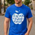 Teacher Of Tiny Humans Preschool Kindergarten Teacher Men's Casual T-Shirt Royal Blue Teacher Of Tiny Humans Preschool Kindergarten Teacher Men's Casual T-Shirt Royal Blue
