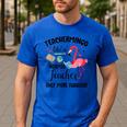 Teachermingo Like A Normal Teacher Only More Fabulous Men's Casual T-Shirt Royal Blue Teachermingo Like A Normal Teacher Only More Fabulous Men's Casual T-Shirt Royal Blue