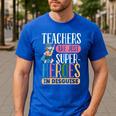 Teachers Are Just Superheroes In Disguise Back To School Men's Casual T-Shirt Royal Blue Teachers Are Just Superheroes In Disguise Back To School Men's Casual T-Shirt Royal Blue