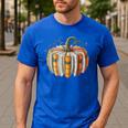 Teachers Students Fall Book Pumpkin Fall Librarians Bookworm Men's Casual T-Shirt Royal Blue Teachers Students Fall Book Pumpkin Fall Librarians Bookworm Men's Casual T-Shirt Royal Blue