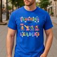 Teaching Future Leaders Otter Back To School Teacher Men's Casual T-Shirt Royal Blue Teaching Future Leaders Otter Back To School Teacher Men's Casual T-Shirt Royal Blue