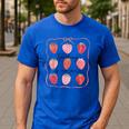 Teaching Is My Jam Teacher Team Crew Cute Strawberry Girls Men's Casual T-Shirt Royal Blue Teaching Is My Jam Teacher Team Crew Cute Strawberry Girls Men's Casual T-Shirt Royal Blue