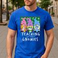Teaching My Little Gnomies With Gnome For Teacher Women Men's Casual T-Shirt Royal Blue Teaching My Little Gnomies With Gnome For Teacher Women Men's Casual T-Shirt Royal Blue