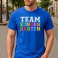 Team Kindergarten Shirt Boy Girl Teacher Graduation Men's Casual T-Shirt Royal Blue Team Kindergarten Shirt Boy Girl Teacher Graduation Men's Casual T-Shirt Royal Blue