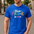 Team Pre-K Shirt PreSchool Teacher Student Back To School Men's Casual T-Shirt Royal Blue
