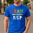 Team RSP RSP Teacher Kindergarten Teacher Men's Casual T-Shirt Royal Blue Team RSP RSP Teacher Kindergarten Teacher Men's Casual T-Shirt Royal Blue
